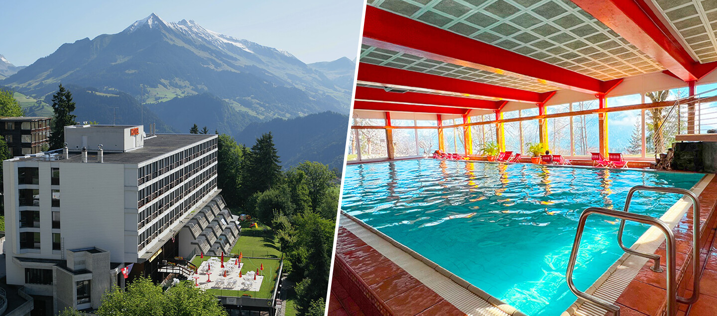 Séjour détente à Leysin avec accès illimité à l'espace Spa, verre de bienvenue et petit-déjeuner dès 2 personnes