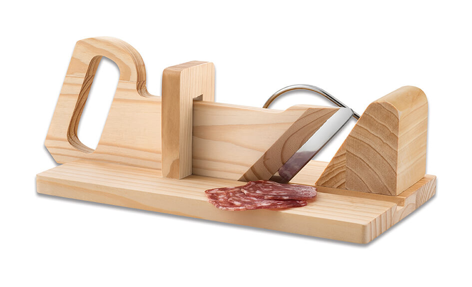 Guillotine à saucisson en bois massif