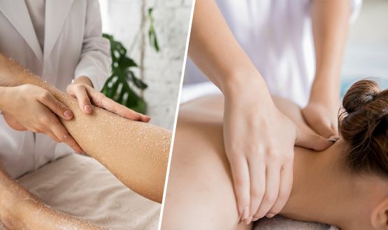 Gommage du corps avec Massage du dos de 30 minutes