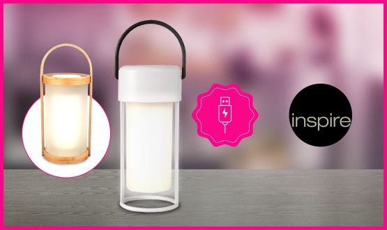 Lampe de table LED sans fil rechargeable INSPIRE