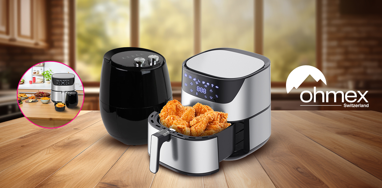 Friteuse à air chaud Air Fryer (sans huile) OHMEX